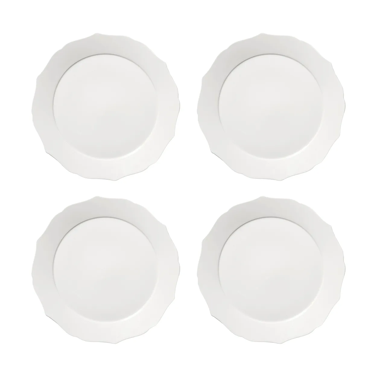 Serax Silhouette tallrik L Ø26 cm 4-pack White