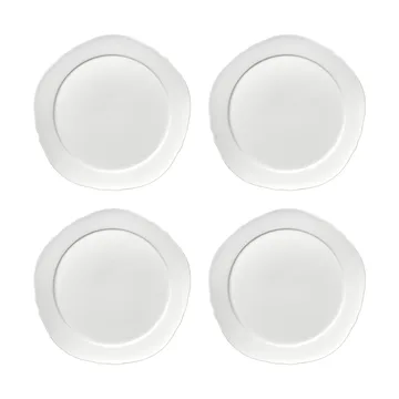 Silhouette tallrik M Ø23,5 cm 4-pack - White - Serax