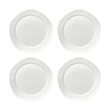 Serax Silhouette tallrik M Ø23,5 cm 4-pack White