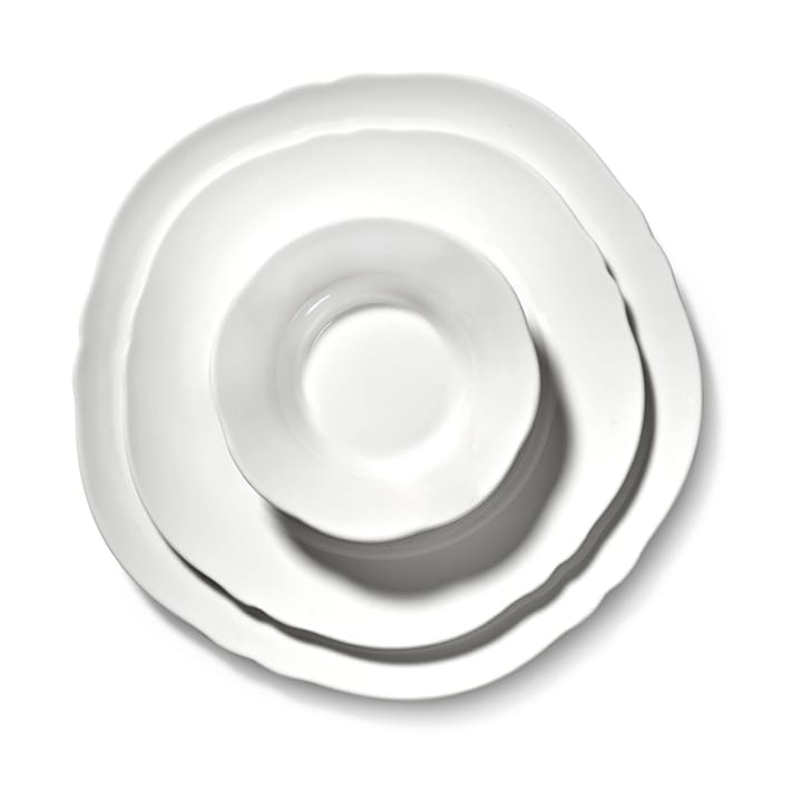 Silhouette tallrik M Ø23,5 cm, White Serax