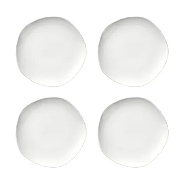 Silhouette tallrik XXS Ø15 cm 4-pack - White - Serax