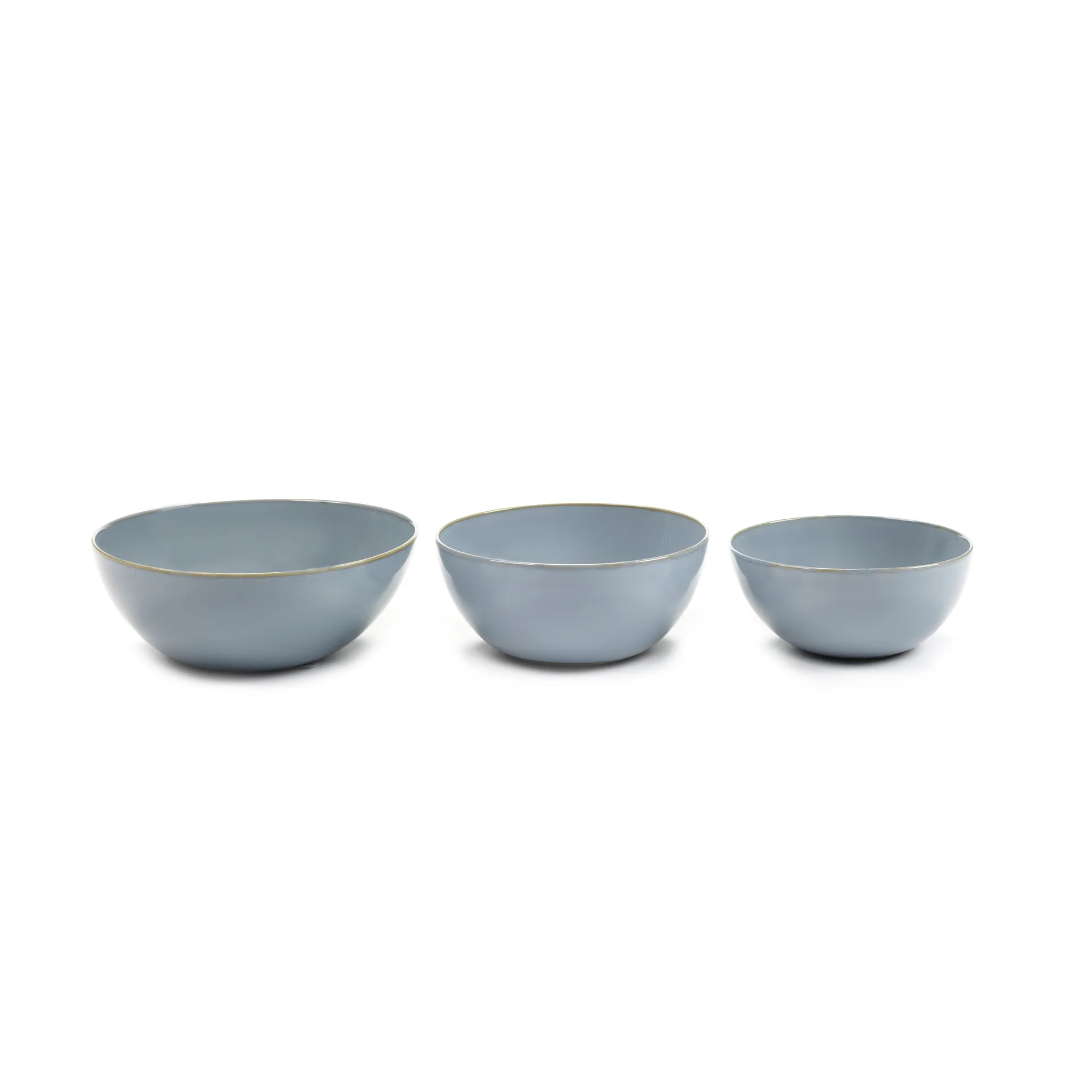 Terres de Rêves apero skål 3 delar, Smokey blue Serax