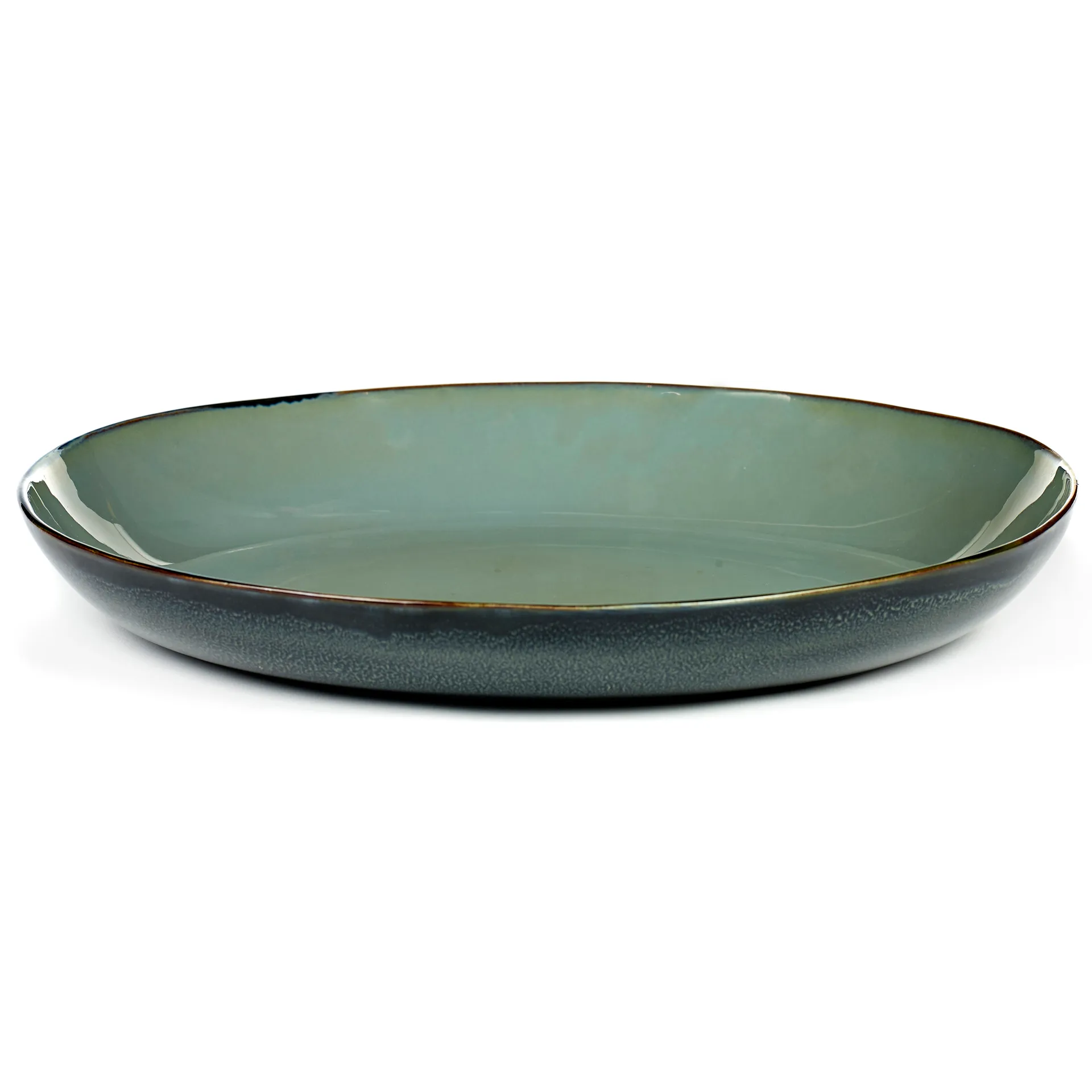 Terres de Rêves serveringsfat 35,5 cm, Smokey blue-dark blue Serax