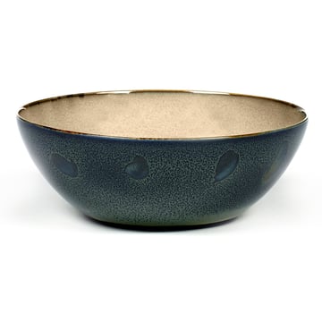 Läs mer om Serax Terres de Rêves skål XL Misty grey-dark blue