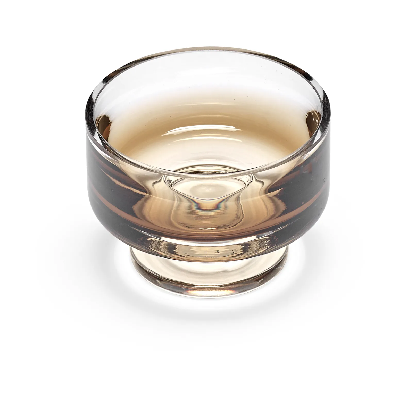 Zuma låg skål på fot S Ø8,5 cm, Amber Serax