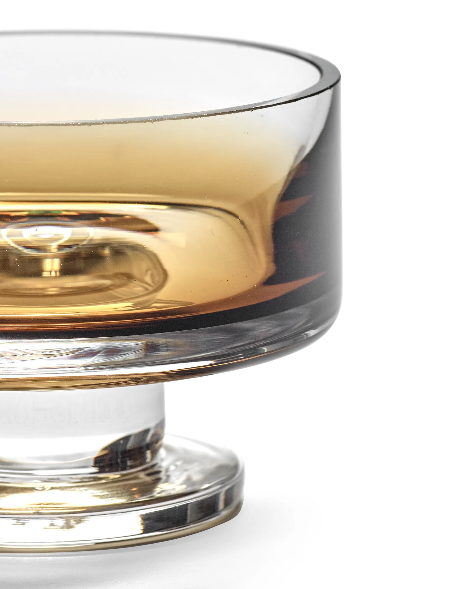 Zuma låg skål på fot S Ø8,5 cm, Amber Serax