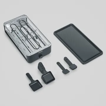 Black Line Raclette grillplatta RG 2365 - 16-delar - Severin