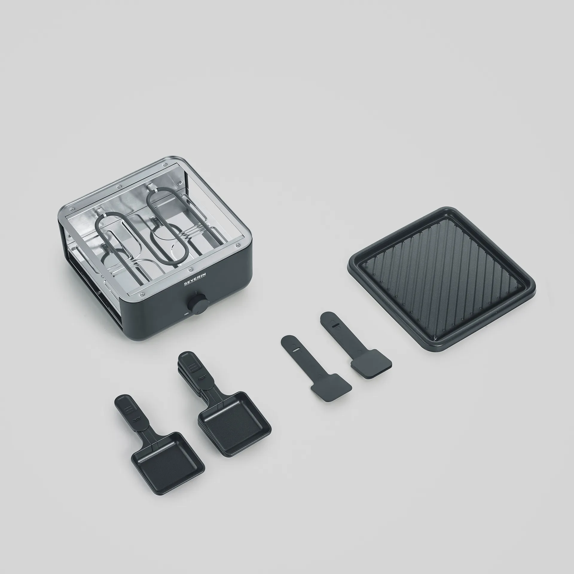 Black Line Raclette RG 2360 Mini, 8-delar Severin