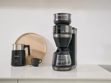 FILKA 2.0 KA 4854 helautomatisk kaffebryggare - Dark Inox, glaskanna - Severin