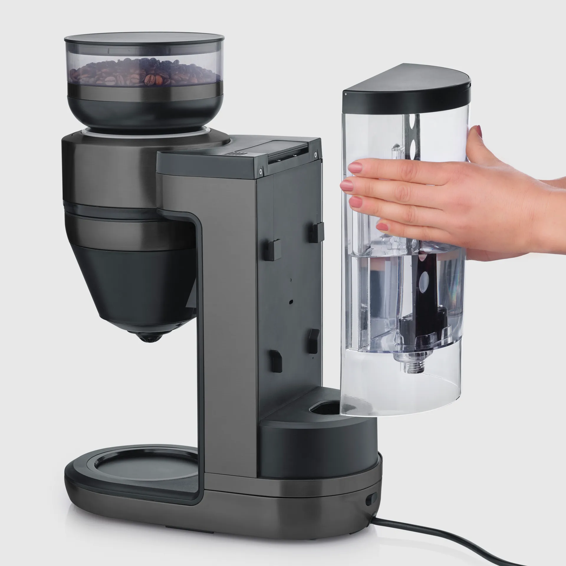 FILKA 2.0 KA 4854 helautomatisk kaffebryggare, Dark Inox, termos Severin