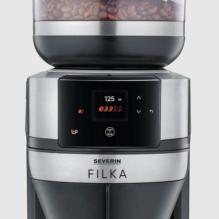 FILKA helautomatisk filterkaffebryggare, KA 4853 termoskanna Severin