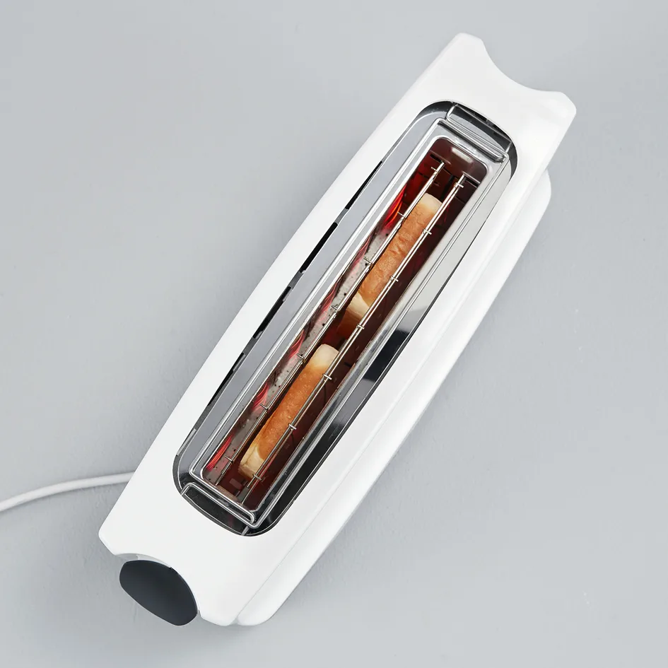 Severin AT 2232 Longslot brödrost 2 skivor, Vit Severin