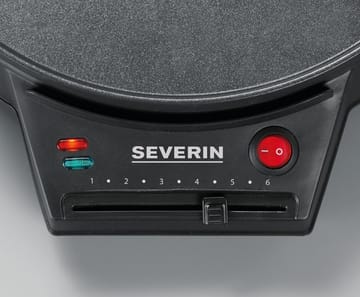 Severin CM 2198 pannkaksjärn Ø30 cm - Svart - Severin
