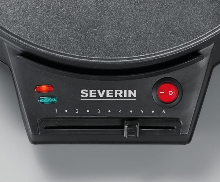 Severin CM 2198 pannkaksjärn Ø30 cm, Svart Severin
