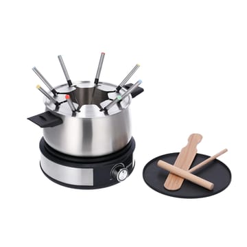 Severin FO 2471 kombi fondue/crepes - Rostfritt stål - Severin