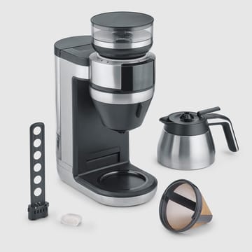 Severin KA 4851 FILKA helautomatisk kaffebryggare - Borstat stål-svart - Severin