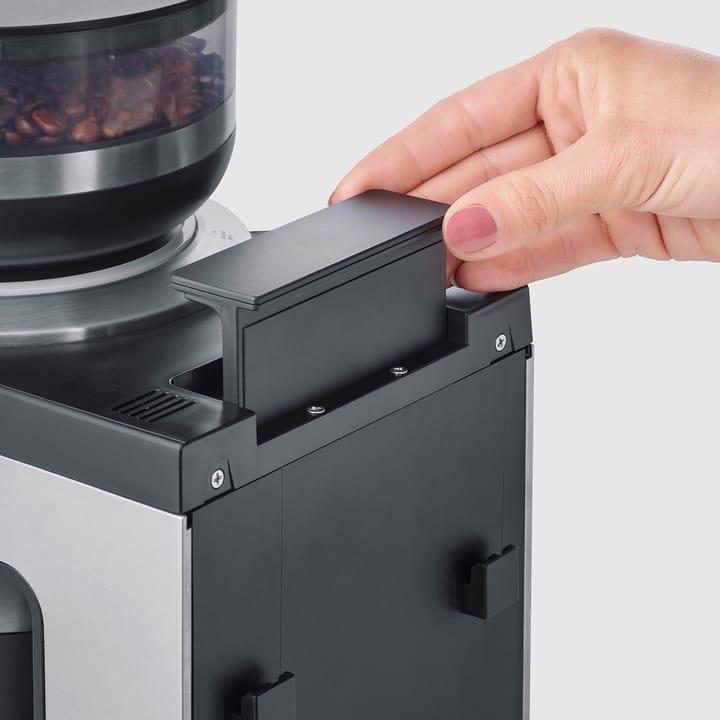 Severin KA 4851 FILKA helautomatisk kaffebryggare, Borstat stål-svart Severin