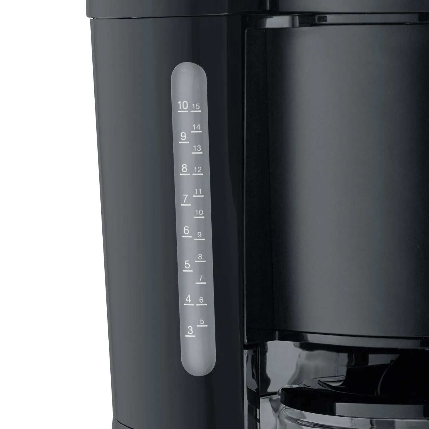 Severin KA 9554 Type kaffebryggare 10 koppar, Mattsvart Severin