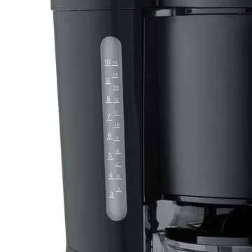 Severin KA 9554 Type kaffebryggare 10 koppar - Mattsvart - Severin