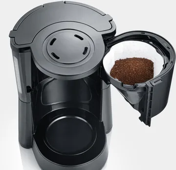 Severin KA 9554 Type kaffebryggare 10 koppar - Mattsvart - Severin