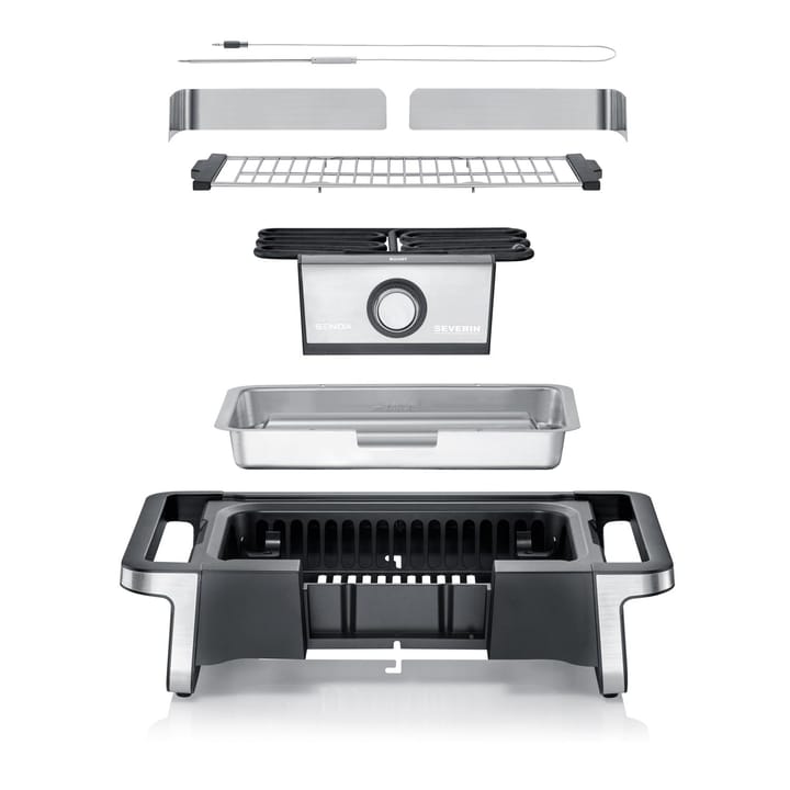Severin PG 8117 Senoa Boost elgrill med stativ, Svart Severin