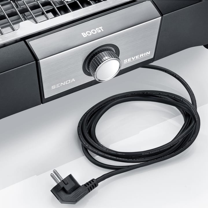 Severin PG 8117 Senoa Boost elgrill med stativ, Svart Severin