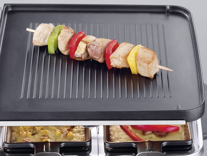 Severin RG 2373 raclette deluxe kombi 8 pannor, Silver Severin