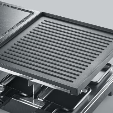 Severin RG 2376 raclette kombi grill/sten 8 pannor - Svart - Severin