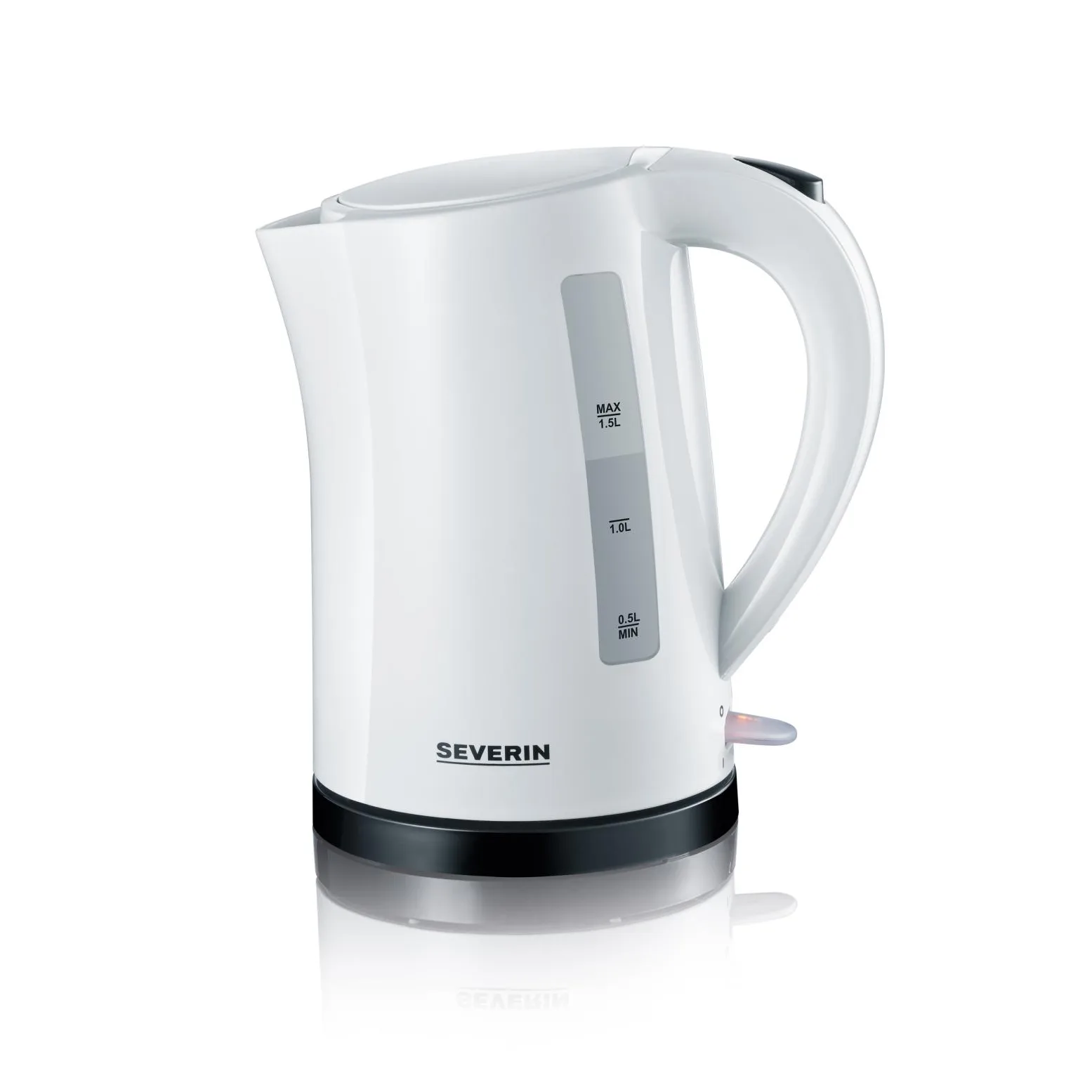 Severin WK 3494 vattenkokare 1,5 L, Vit Severin