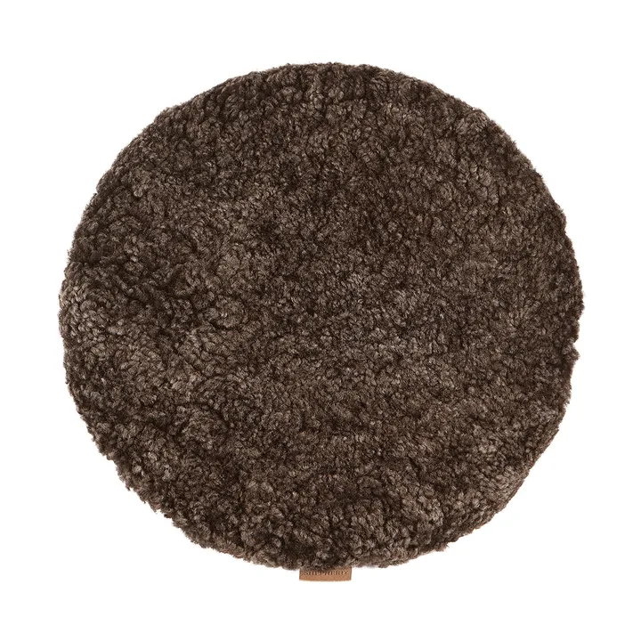 Ida stolsdyna - Cappuccino (brun) - Shepherd of Sweden