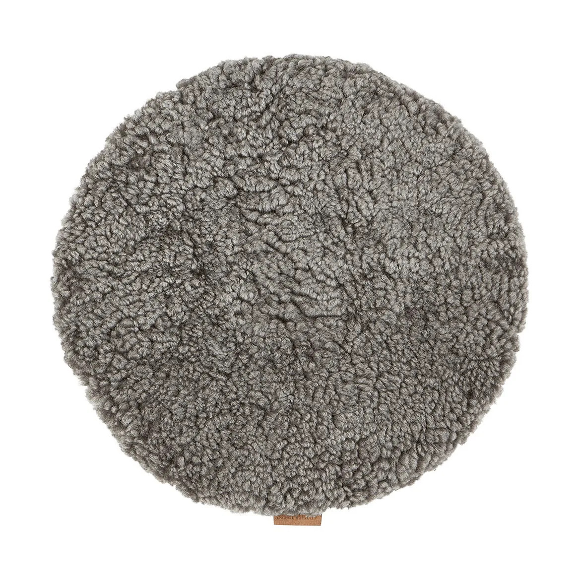 Jill stolsdyna vadderad, Grågrafit (grå), Ø36 cm Shepherd of Sweden