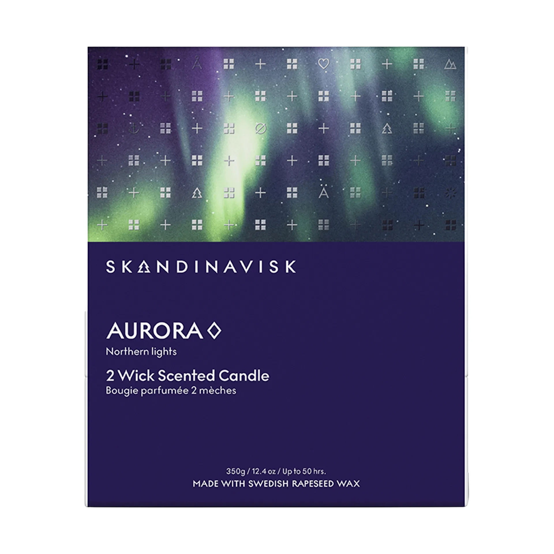 Aurora doftljus, 350 g, 2 vekar Skandinavisk