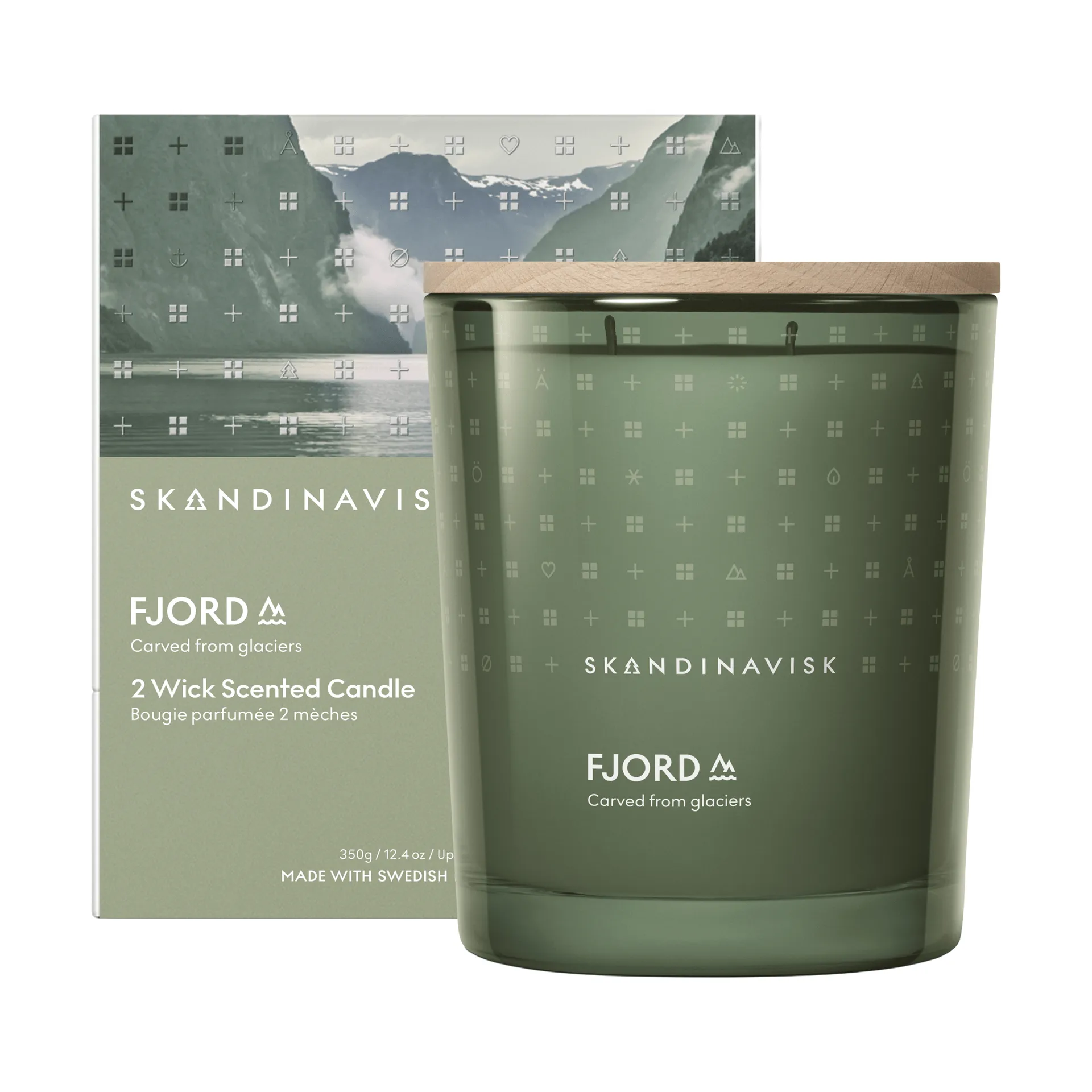 Fjord doftljus, 350 g, 2 vekar Skandinavisk