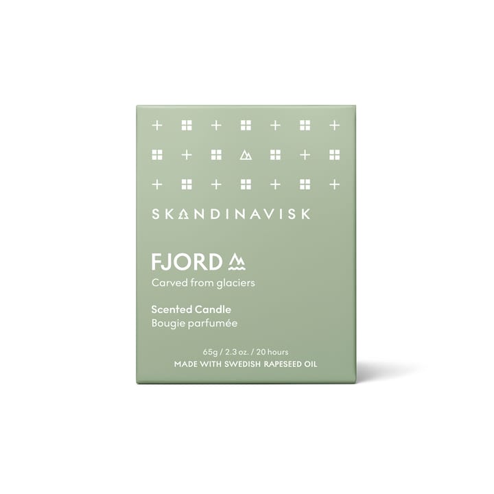 Fjord doftljus med lock, 65 g Skandinavisk