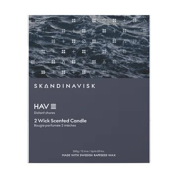 Hav doftljus - 350 g, 2 vekar - Skandinavisk