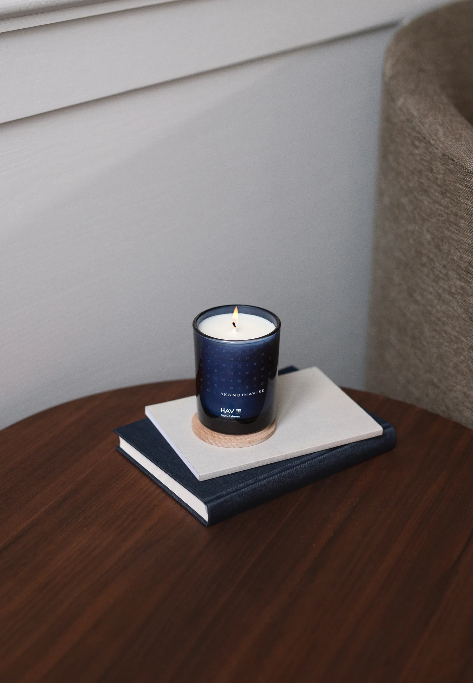 Hav doftljus med lock, 200 g Skandinavisk