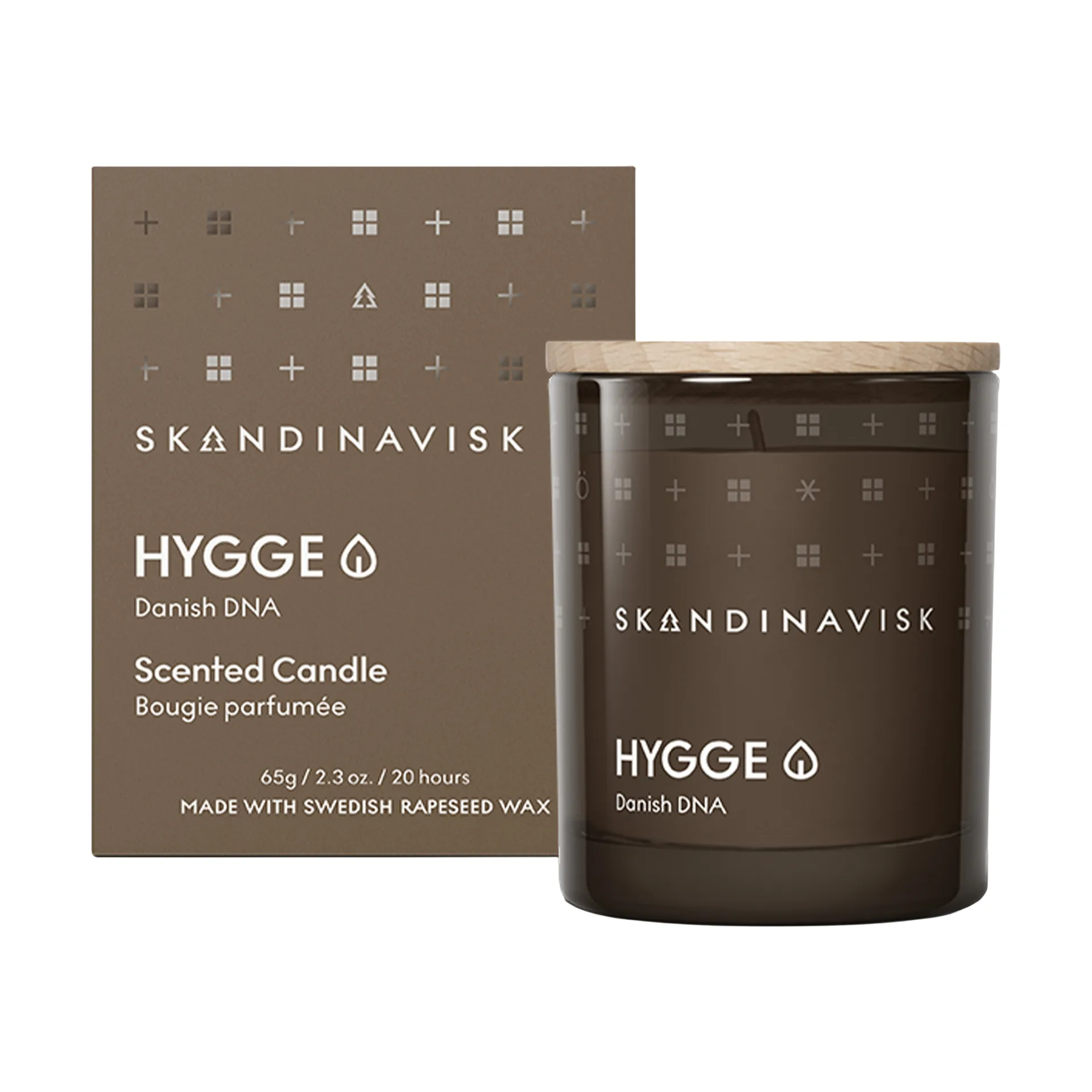Hygge doftljus med lock, 65 g Skandinavisk