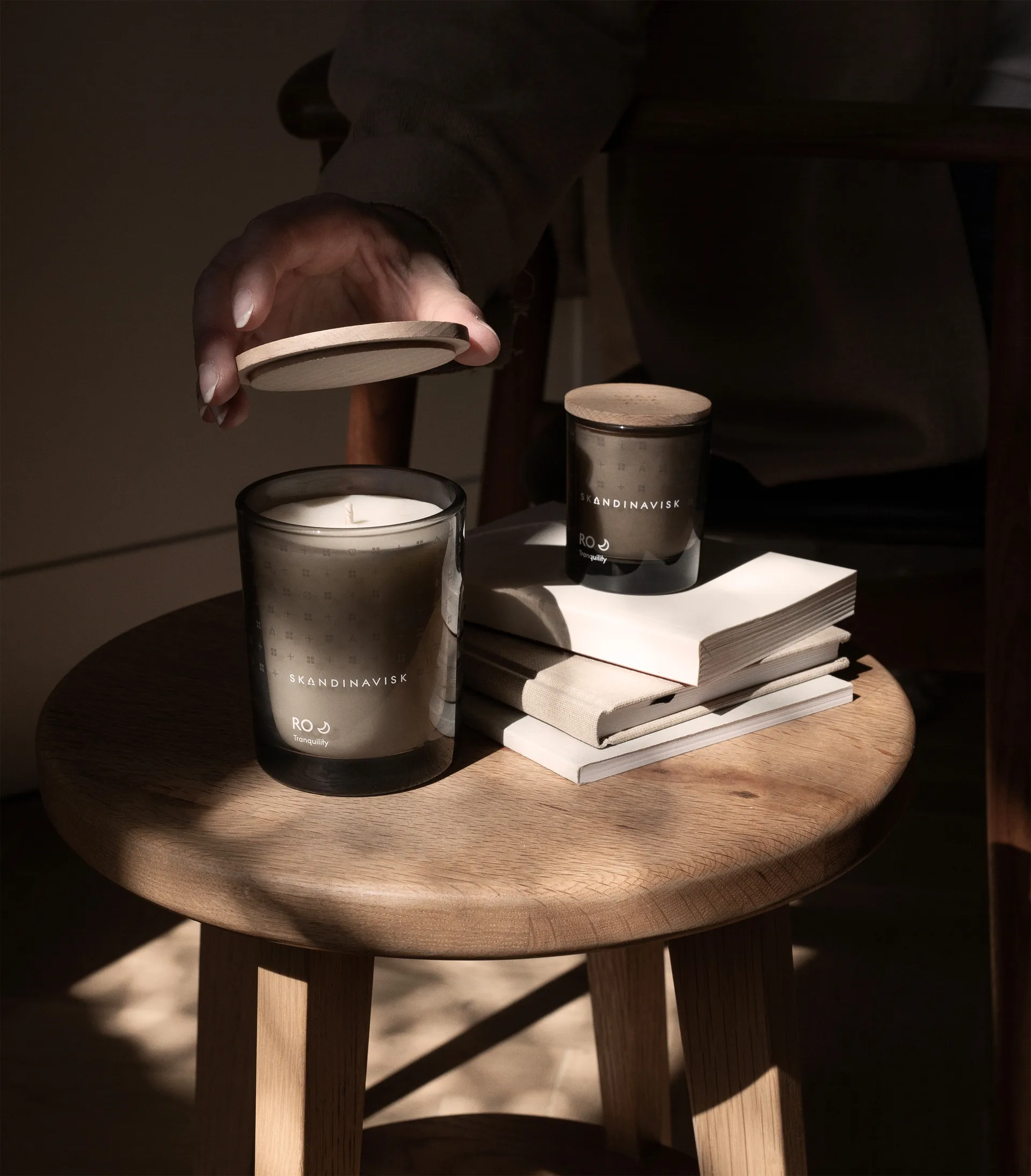 Ro doftljus med lock, 200 g Skandinavisk