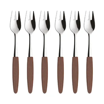 Skaugum dessertgaffel 6-pack Forrest Maple - Skaugum of Norway