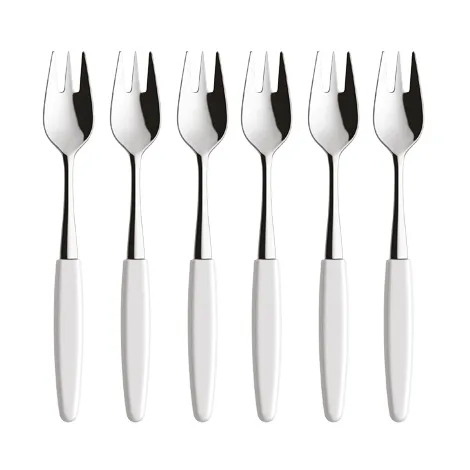 Skaugum dessertgaffel 6-pack Pure White,  Skaugum of Norway