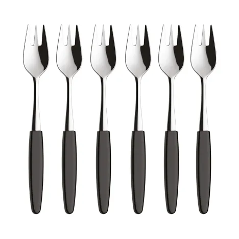 Skaugum dessertgaffel 6-pack Urban Black,  Skaugum of Norway