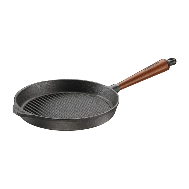 Skeppshult grillpanna med trähandtag - 25 cm - Skeppshult Gjutjärn