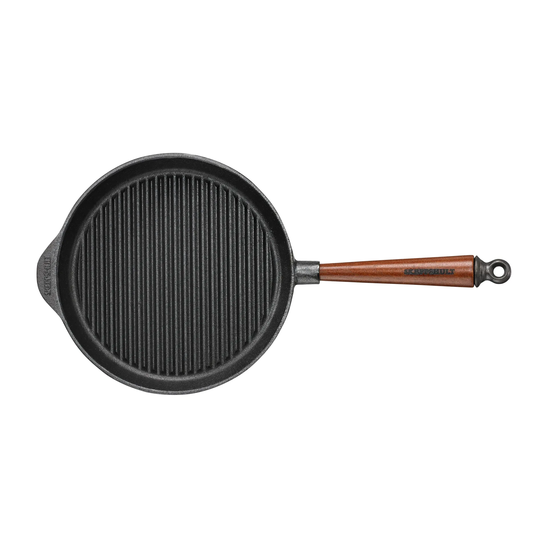 Skeppshult grillpanna med trähandtag, 25 cm Skeppshult Gjutjärn