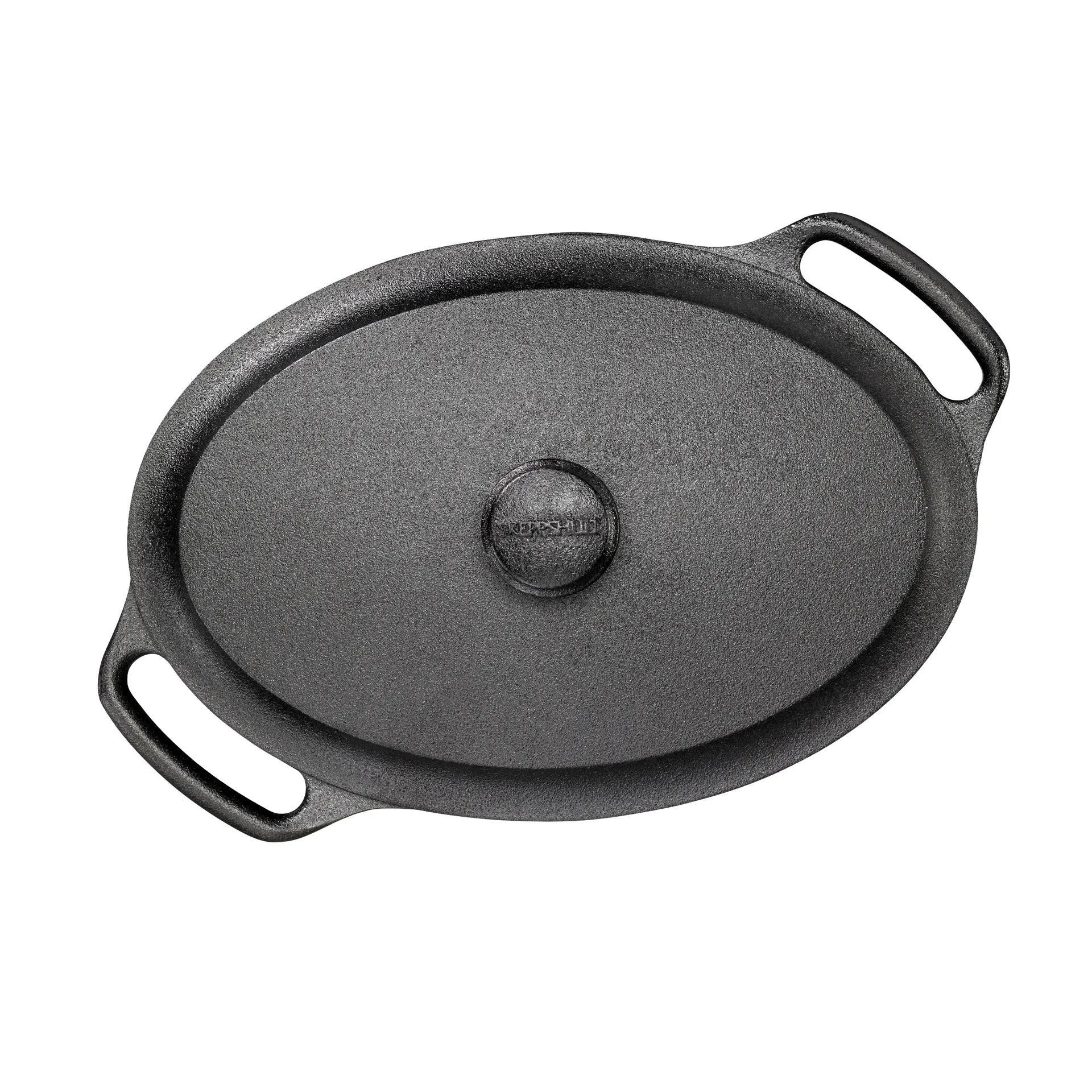 Skeppshult gryta oval med järnlock, 4 l Skeppshult Gjutjärn