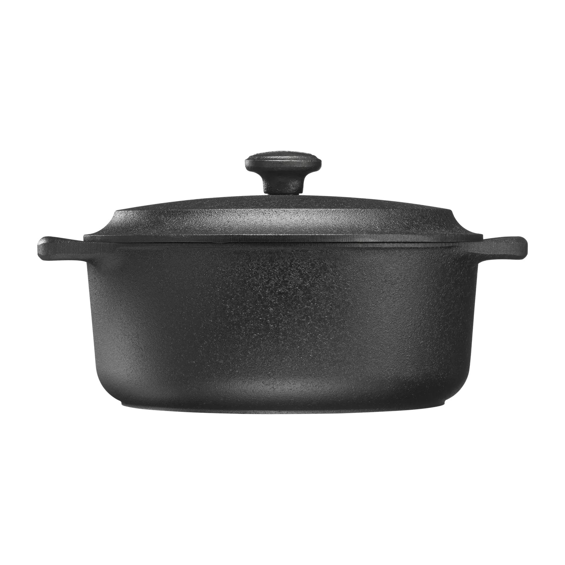 Skeppshult gryta rund med järnlock, 4 L Skeppshult Gjutjärn