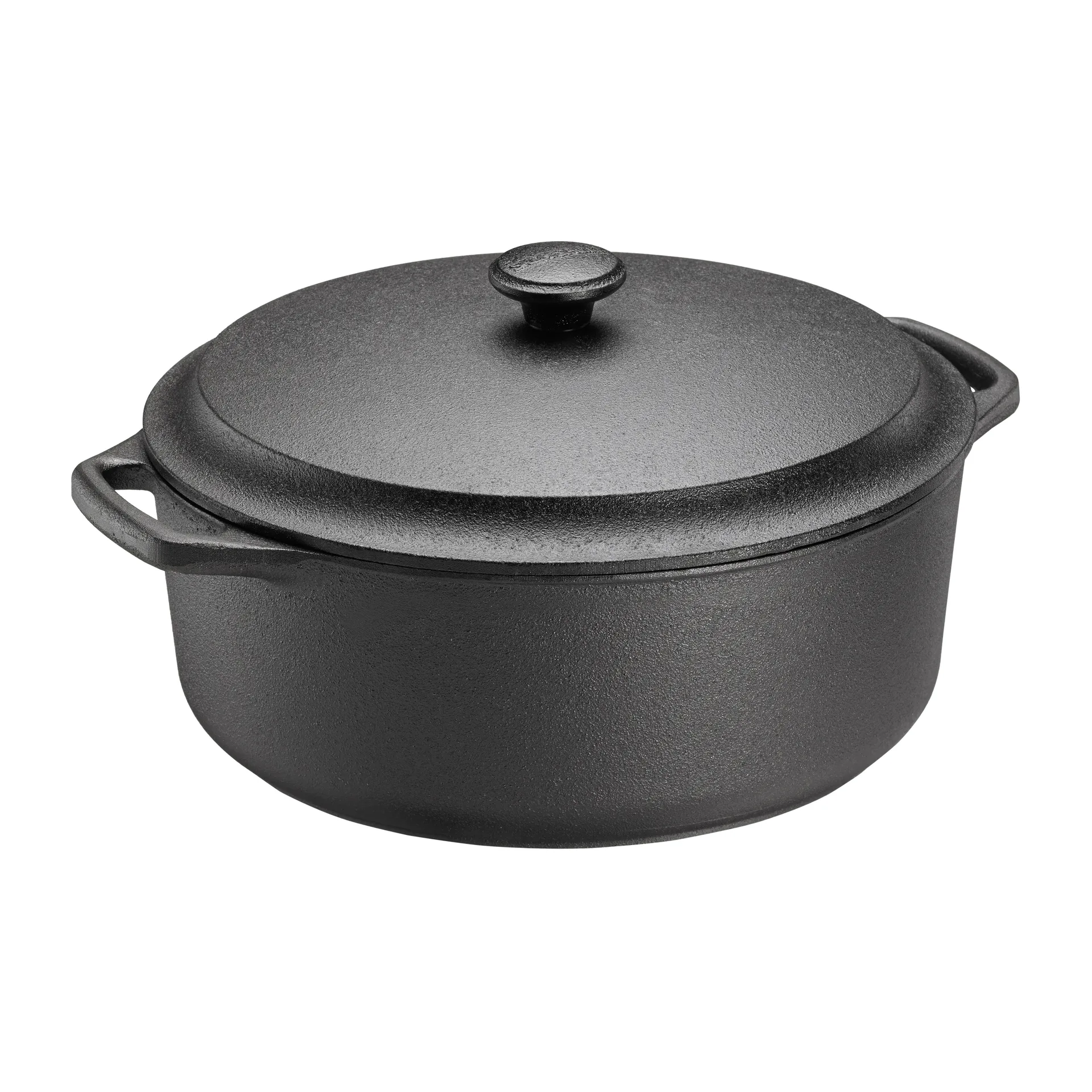 Skeppshult gryta rund med järnlock, 5,5 L Skeppshult Gjutjärn