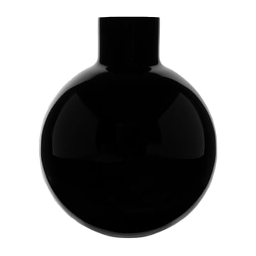 Läs mer om Skrufs Glasbruk Pallo vas Svart 31 cm