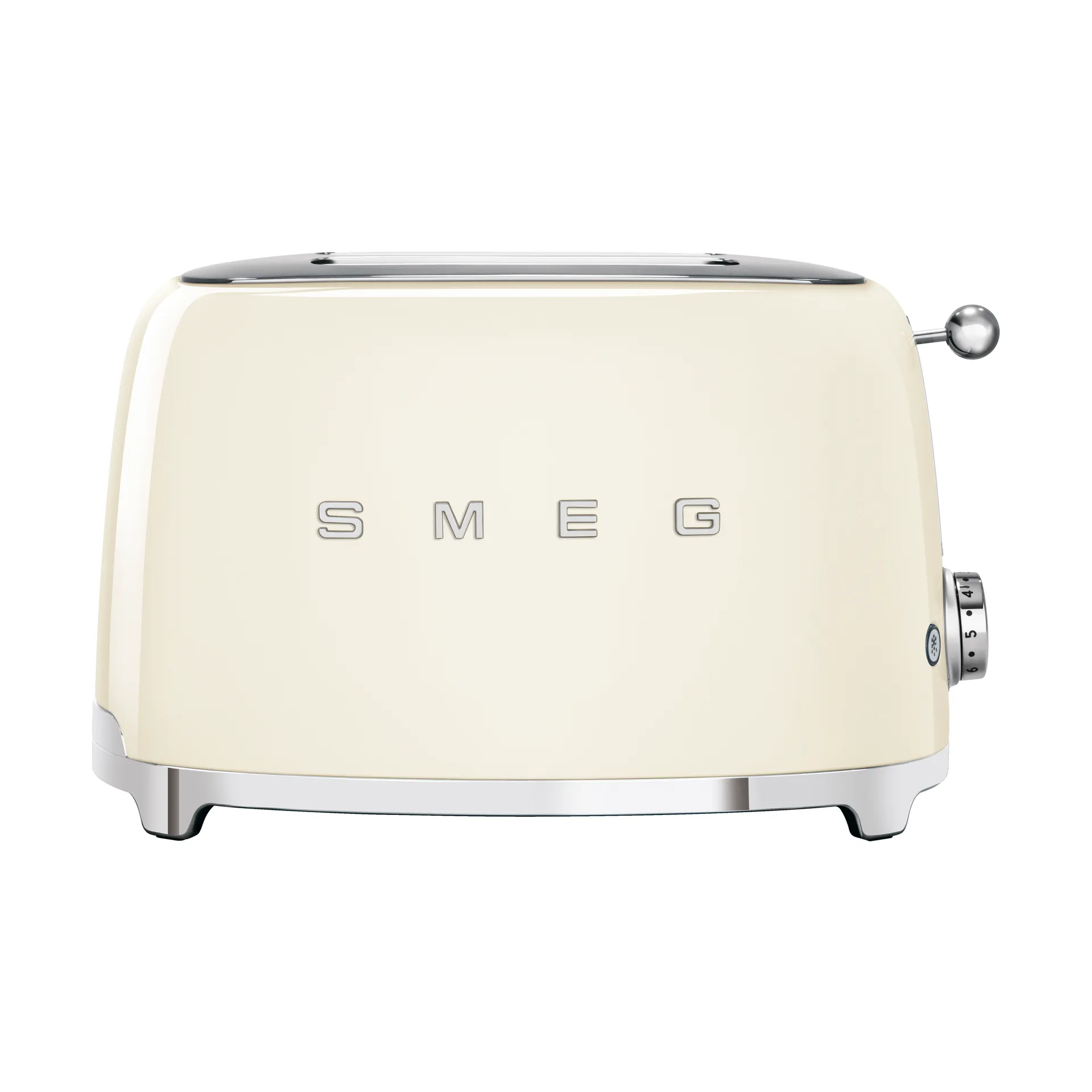 Smeg 50's Style brödrost 2 skivor, Créme vit Smeg