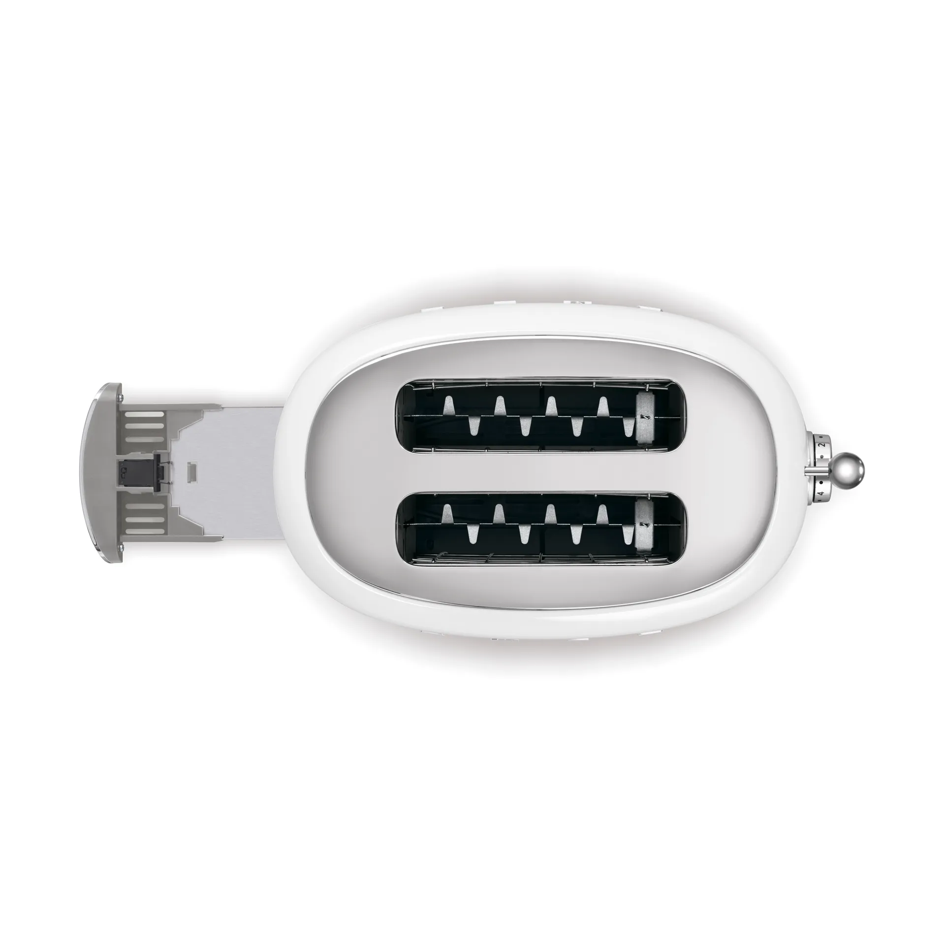 Smeg 50's Style brödrost 2 skivor, Vit Smeg