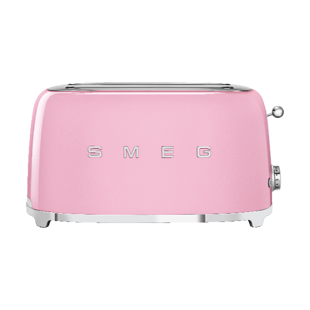 Smeg 50's Style brödrost 4x2 skivor - Rosa - Smeg